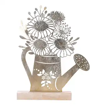 Van Cranenbroek Gieter deco metaal 34cm gold wash aanbieding