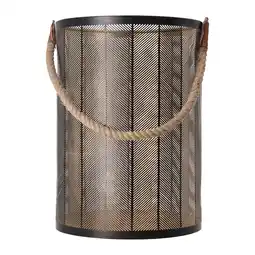 Van Cranenbroek Lantaarn Garlan zwart goud 25x35cm aanbieding