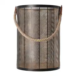 Van Cranenbroek Lantaarn Garlan zwart goud 25x35cm aanbieding