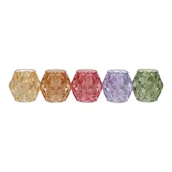 Van Cranenbroek Kaarshouder glas 7cm 5ass nc aanbieding
