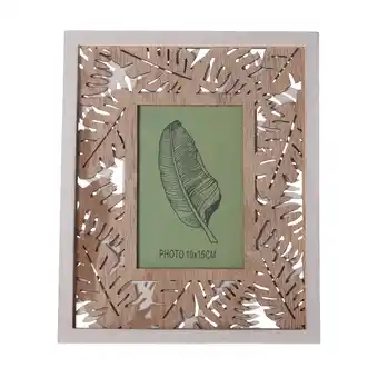 Van Cranenbroek Fotokader hout palm grijs 10x15cm aanbieding