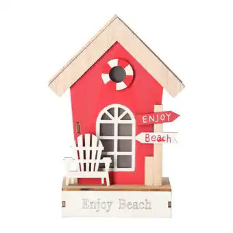 Van Cranenbroek Huis hout 12x6x18cm nc 3ass aanbieding