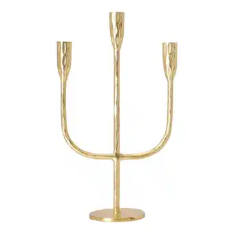 Van Cranenbroek Kaarshouder diner 3arm goud 39cm aanbieding