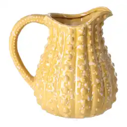 Van Cranenbroek Karaf keramiek geel 19x18cm nc aanbieding