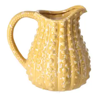 Van Cranenbroek Karaf keramiek geel 19x18cm nc aanbieding