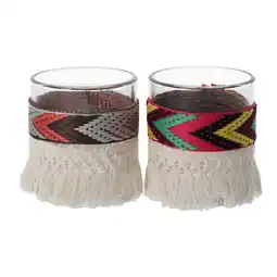 Van Cranenbroek Theelichthouder glas 8cm 2ass aanbieding