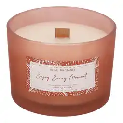 Van Cranenbroek Kaars glas flower 13x8cm nc aanbieding