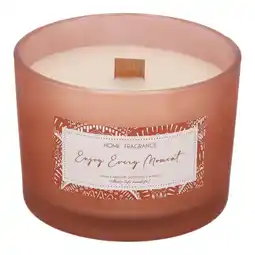 Van Cranenbroek Kaars glas flower 13x8cm nc aanbieding
