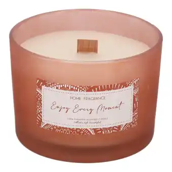 Van Cranenbroek Kaars glas flower 13x8cm nc aanbieding