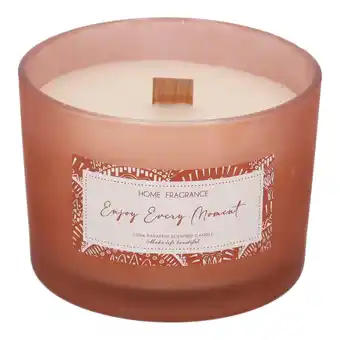 Van Cranenbroek Kaars glas flower 13x8cm nc aanbieding