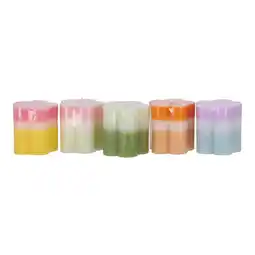 Van Cranenbroek Kaars bloem 7x7cm 5ass aanbieding