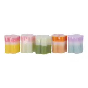 Van Cranenbroek Kaars bloem 7x7cm 5ass aanbieding