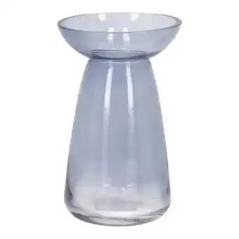 Van Cranenbroek Vaas glas 18cm blauw aanbieding