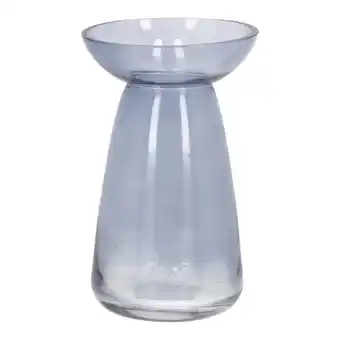 Van Cranenbroek Vaas glas 18cm blauw aanbieding