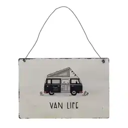 Van Cranenbroek Plaat Vanlife 21x14cm 4ass aanbieding