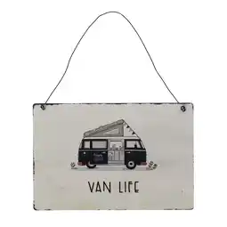 Van Cranenbroek Plaat Vanlife 21x14cm 4ass aanbieding