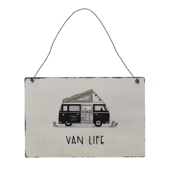 Van Cranenbroek Plaat Vanlife 21x14cm 4ass aanbieding