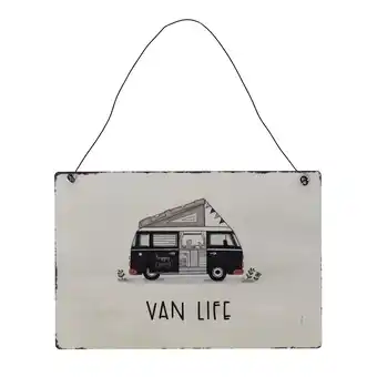 Van Cranenbroek Plaat Vanlife 21x14cm 4ass aanbieding