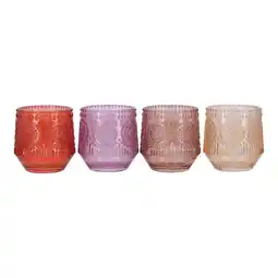 Van Cranenbroek Theelichthouder glas 9cm 4ass aanbieding