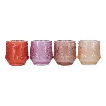 Van Cranenbroek Theelichthouder glas 9cm 4ass aanbieding