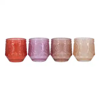 Van Cranenbroek Theelichthouder glas 9cm 4ass aanbieding