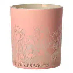 Van Cranenbroek Theelichthouder pink garden 8x10cm aanbieding