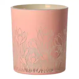 Van Cranenbroek Theelichthouder pink garden 8x10cm aanbieding