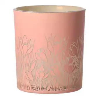 Van Cranenbroek Theelichthouder pink garden 8x10cm aanbieding
