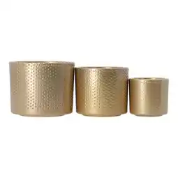 Van Cranenbroek Pot Era rond goud relief 7x7cm aanbieding