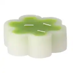 Van Cranenbroek Kaars bloem groen 12x4cm aanbieding