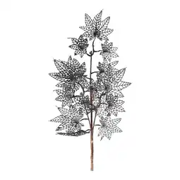 Van Cranenbroek Tak maple leaf 76x25x3cm zwart NC aanbieding