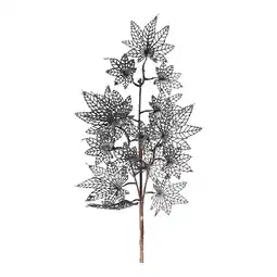 Van Cranenbroek Tak maple leaf 76x25x3cm zwart NC aanbieding