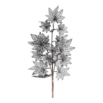 Van Cranenbroek Tak maple leaf 76x25x3cm zwart NC aanbieding