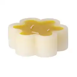 Van Cranenbroek Kaars bloem geel 12x4 cm aanbieding