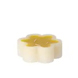Van Cranenbroek Kaars bloem geel 12x4 cm aanbieding