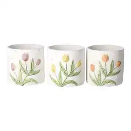 Van Cranenbroek Bloempot cement 13cm 3ass nc aanbieding