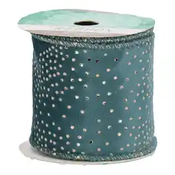 Van Cranenbroek Inpaklint velvet 6x300cm groen aanbieding