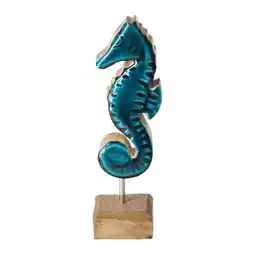 Van Cranenbroek Zeepaard op voet 18cm blauw nc aanbieding