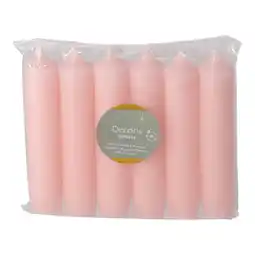 Van Cranenbroek Kaars 11cm 6st roze aanbieding