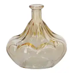 Van Cranenbroek Vaas glas bloem 11cm 3ass nc aanbieding