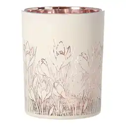 Van Cranenbroek Theelichthouder pink garden 10x12cm aanbieding