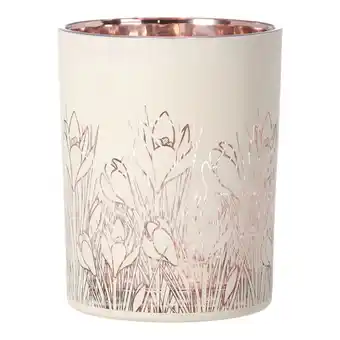 Van Cranenbroek Theelichthouder pink garden 10x12cm aanbieding