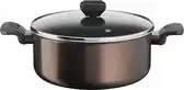 Bol.com Kookpot Tefal B5544602 Zwart Aluminium 4 Onderdelen Ø 24 cm aanbieding