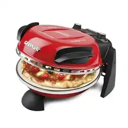 Amazon G3Ferrari G10006 - Pizza Express Delizia Pizzamaker, 1200 W, 31,6 x 31,6 x 25 cm, rood aanbieding