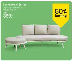 Leen Bakker Loungebank Istres aanbieding