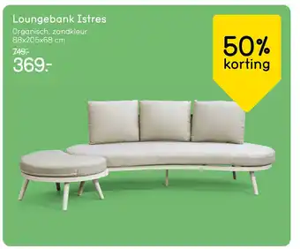 Leen Bakker Loungebank Istres aanbieding