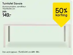 Leen Bakker Tuintafel Savoie aanbieding