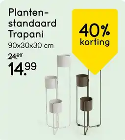 Leen Bakker Planten standaard Trapani aanbieding