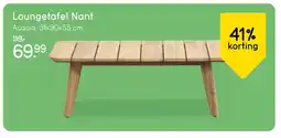 Leen Bakker Loungetafel Nant Acacia aanbieding