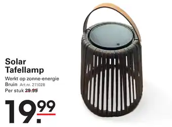 Sligro Solar Tafellamp aanbieding
